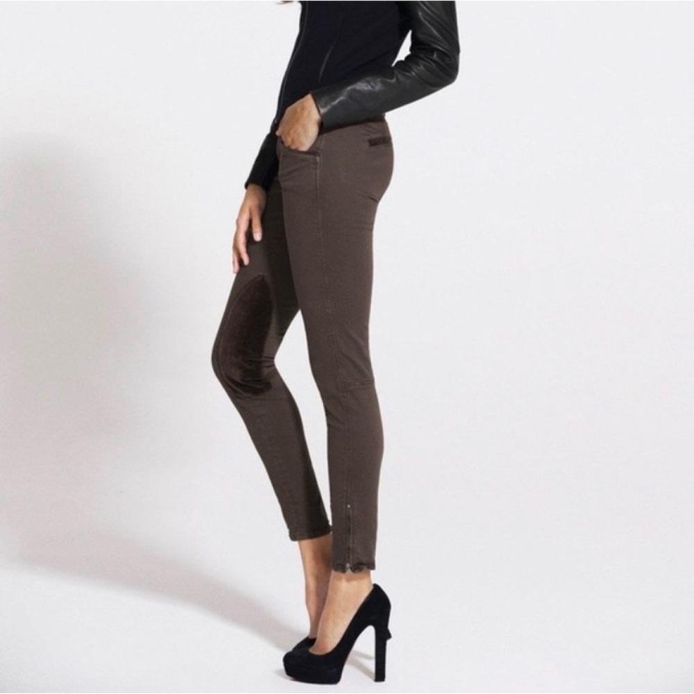 $225 NWT J BRAND Equestrian Japanese twill JODHPUR JEAN velvet Riding pants